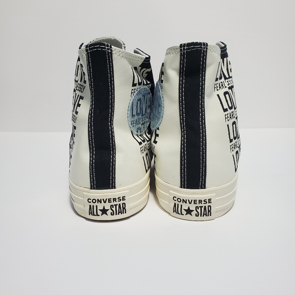 CONVERSE CHUCK TAYLOR LOVE FEARLESSLY HIGH TOPS - Picture 10 of 11